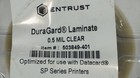 Datacard entrust Sp 503849-401 Clear 0 5mil 375-print Duragard Laminate Sp75 Oem