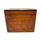 Antique Victorian Mahogany Apothecary Box   Medicine Chest With Glass Bottles