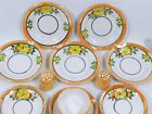 Vintage Child s Tea Set Japan Yellow Flowers Peach Lustre 16 Pc Set