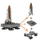 Rocket Launch Pad Moc Building Blocks Set  Crawler Transporter Model Bricks Toy