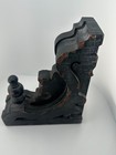 Distressed Solid Wood Corbel - Black