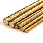 M2 M2 5 M3 M4 M5 To M20 Brass Threaded Bar Rod Studding Stud Full Thread Din 976