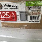 Ge 125 Amp 4-space 8-circuit Outdoor Main Lug Circuit Breaker Panel Tl412r1p