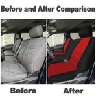 Runfider Heavy Duty Fabric 40 20 40 Split Bench Seat Covers - Red L1 ftzt11 l