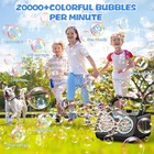 Automatic Bubble Machine Upgrade Bubble Blower  Perfect For Toddlers  Parties