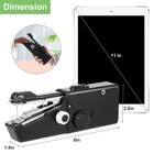 Mini Diy Portable Sewing Machine Tailor Stitch Hand-held Home Travel Cordless Us