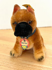 Original 1950s Steiff Boxer Dog Sarras Mohair W  All Tags In Very Good Condition
