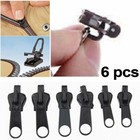 Fix Zipper Zip Slider Repair Instant Kit Removable Rescue Replacement Pack Of 6p