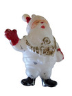 Vintage 1950s 60s Christmas Snowman Light Astronaut Santa Ornament Set