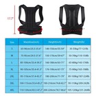 Adjustable Posture Corrector Low Back Support Shoulder Brace Belt For Men Women