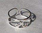 Bitrhday Gift For Women s Adjustable Toe Ring Solid Metal 925 Sterling Silver