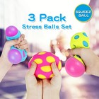 Stress Balls For Adults And Kids 3pack Color Changing Squishy 3pack 