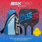 Slk Neo Graphite Pickleball Paddle Set Of 2   Designed In The Usa   Graphite    