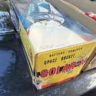 T n  Space Rocket Solar-x Battery Powered Tin Toy W  Box Vintage 1960