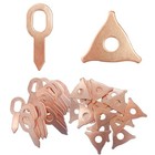 100pcs Dent Pulling Rings  Dent Pulling Puller Rings Triangle Ot Dent Pulling
