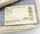 Frette Forever Euro Pillow Shams Opal Blue Yarn-dyed Cotton Set Of 2 New Gl039