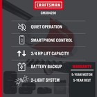 Craftsman 3 4 Hp Belt Drive Garage Door Opener