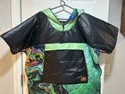 Rumpl Original Puffy Poncho Hooded Water Color Pattern Size Medium     Unisex
