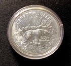 1980 Canada 1  Silver Proof  Polar Bear  Clamshell  Enn Coins