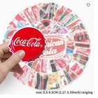 50pc Coca Cola  Coke Logo Mix Stickers-the First   Long Time Favorite Since 1886
