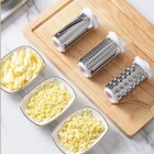 Stainless Steel Hand-cranked Rotary Cheese Grater Ginger Shredder Kitchen Tool