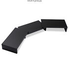 Tavr Adjustable Wood Dual Monitor Stand Riser Desk Organizer  3 Shelf