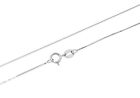 14k Solid White Gold Italy Box Chain Link Necklace All Sizes 16  - 30  14k Gold