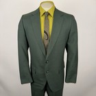1960s Botany Suit Mens 42 Long Jacket 37 Pants Unhemmed Vintage Mohair Mcm Nos