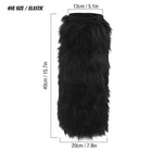 Winter Fashion Womens Girls Fluffy Fuzzy Faux Fur Leg Warmers Boot Covers