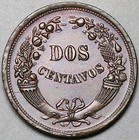 1933-c Peru Dos 2 Centavos Choice Unc Radiant Sun Coin  25052401r 