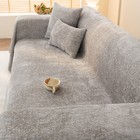 2 3 4 Seater Chenille Sofa Cover Super Soft Couch Cover Throw Blanket W  Tassels