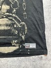 Authentic Wwe Mens Black Large T-shirt Randy Orton Rko Gas Mask Wrestling