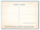 C1940s Us Army Red Cross Center  Middle East Unposted Vintage Postcard