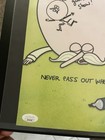 Regular Show Signed 12x18 Sam Marin William Sawyers Sketches Jsa Coa 