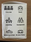Japara Pocket Size Car Booster Seat-child Restraint System Travel Airplane Train