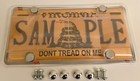 Phantom Tag Protector 4th Gen  Clear License Plate Cover W bolts   Chrome Bolt C