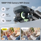 Fpv Drone With 2 Camera For Adults  Foldable Wifi Rc Quadcopter Remote Control A