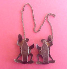 Vintage Sterling Silver Walt Disney Bambi Sweater Or Bib Holder   8 1 4  Chain