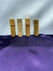 4 Vintage Boye Sewing Machine Needle Cases Tubes - Empty