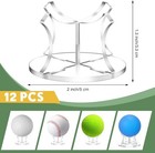 12 Pack Acrylic Baseball Display Stand Holder  Sport Ball Display Rack  Sturd   