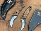 Owltown Pivia Moon Saw Serrated Knife  Pikal  Elvia Fusion 12c27 Leather Sheath