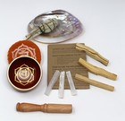 Cleansing   Sound Healing Set-singing Bowl-orange-sacral Chakra-smudge-selenite