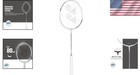 Lightweight Yonex Astrox Attack 9 Badminton Racquet     Strung  Slim Shaft Design