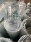  50 Pack  Starbucks Disposable Clear Plastic Cups  16 Oz  Sealed Buy More   Save