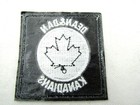 New  dean   Dan Kanadians  Canadian Leaf Black   White Square Patch