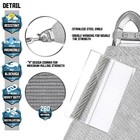 Rectangle Sun Shade Sail Canopy Sunshade Cover W  Steel Wire Yard Patio Outdoor