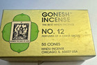 Lot Of 10 Incense Cones  Vintage Never Used 1970 s Gonesh No  10  12 And 4