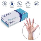 Clear Vinyl Exam Gloves 100ct - Ambidextrous  Latex-free  Powder-free  3mil