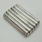 Antique Sterling Silver Cigarette Case By Smith   Bartlam Birmingham 1907