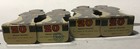 Vintage Marx German Infantry Toy Tin Litho Soldiers Lot Of 4